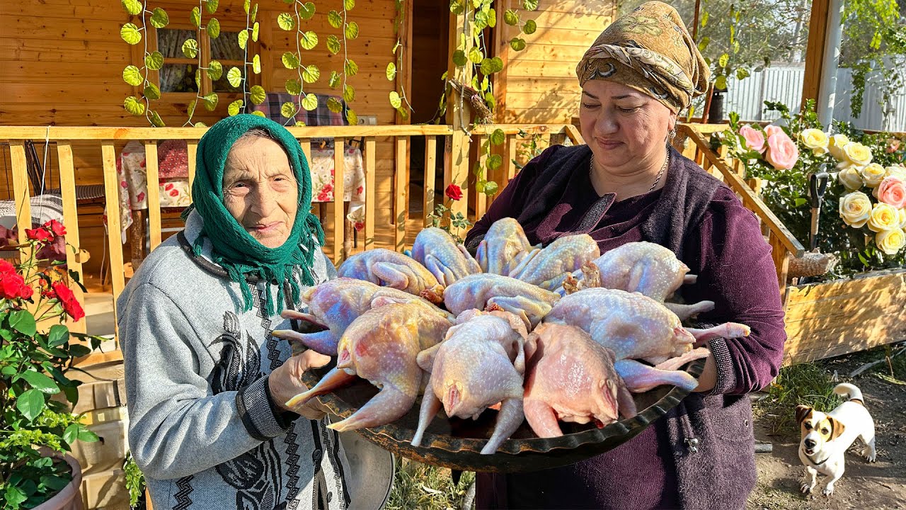 Бабушка Роуз готовит восхитительный плов из перепелов | Сельская жизнь