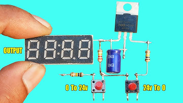 Switch Operated 0 To 24v Voltage Regulator