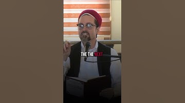 Better to fornicate than this - Shaykh Hamza Yusuf