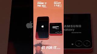 ⚡iPhone VS galaxy Z fold 7⚡ #galaxy #fold #iphone17promax