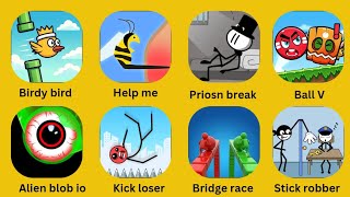 How I'm playing "priosn break, Alien blob io, Help me, kick loser, bridge race" screenshot 2
