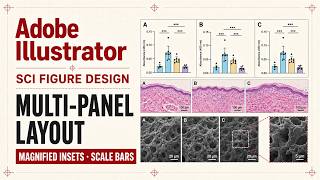 Adobe Illustrator for SCI Figure Layout | Multi-Panel Figures, Insets & Scale Bars|| No.1 class