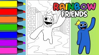 Rainbow Friends Coloring Pages