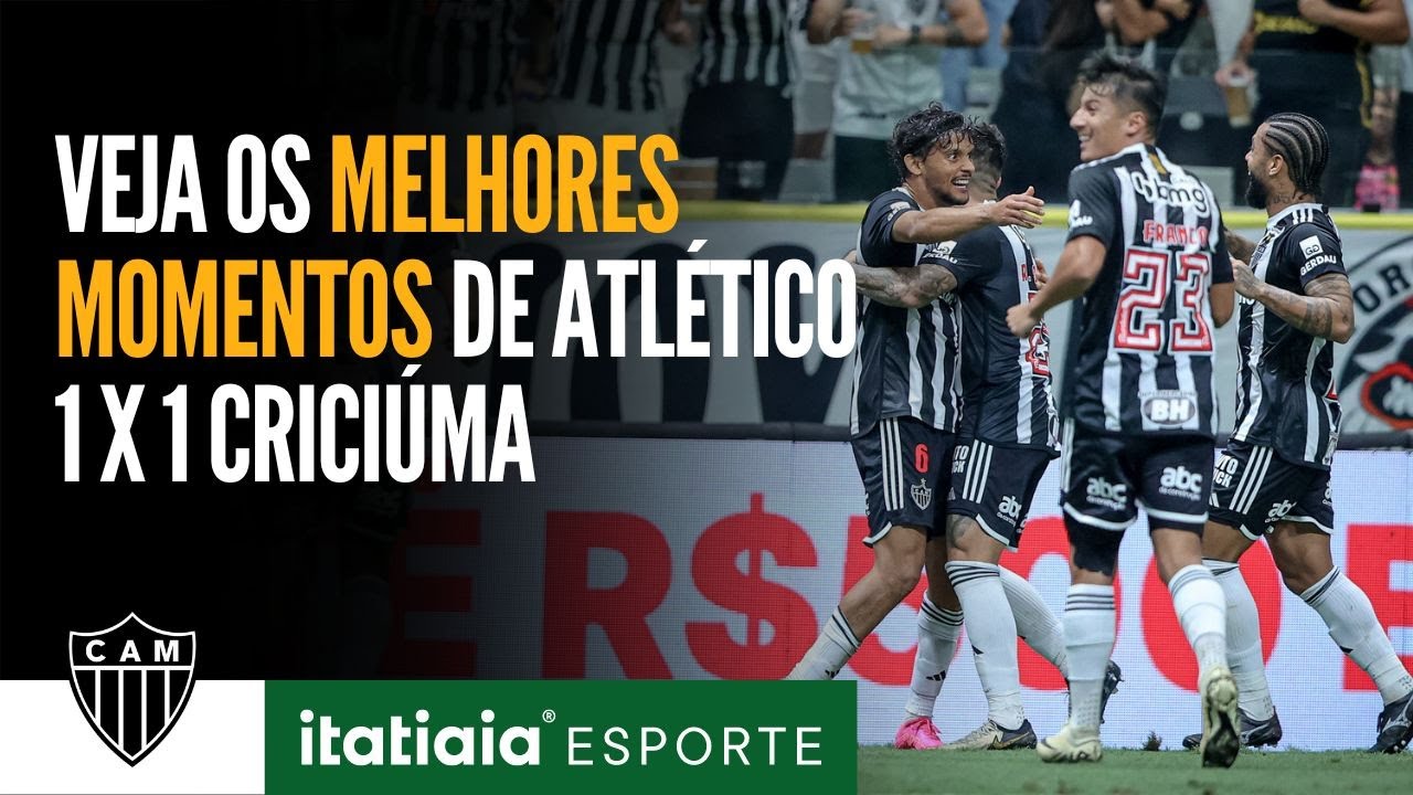 CONFIRA OS MELHORES MOMENTOS DE ATLÉTICO 1 X 1 CRICIÚMA - YouTube