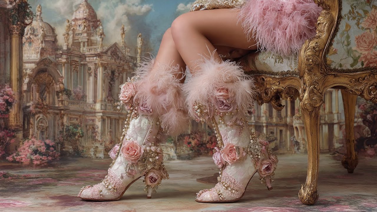 🎀 Gants et Bottines : Glamour Baroque - Baroque glamorous gloves and Boots💕