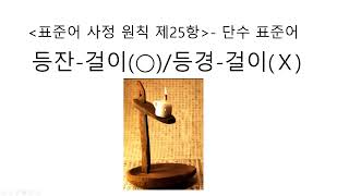 한글 맞춤법과 국어 능력 13주차 2교시