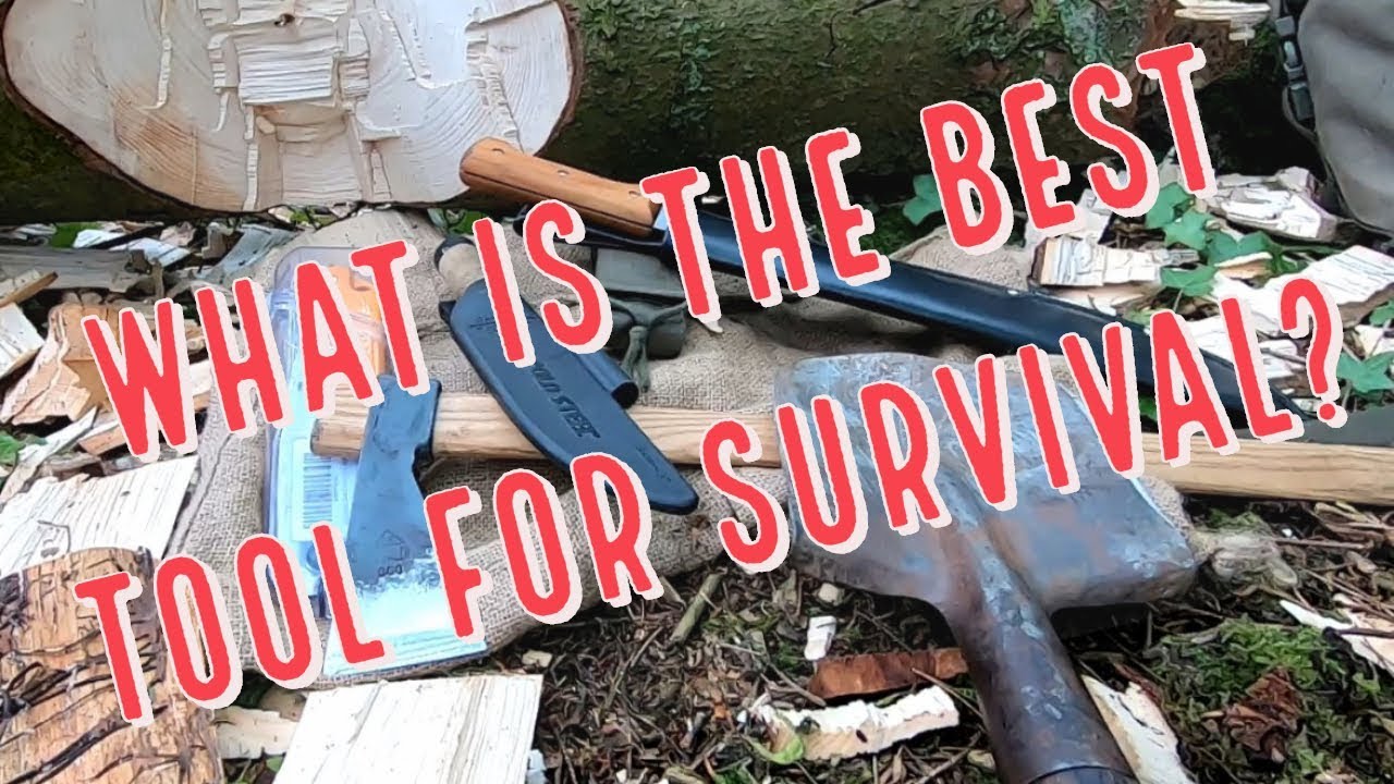 Testing 'Survival' One Tool Options. Survival Knife, Tomahawk, Silky Saw, Shovel, Machete