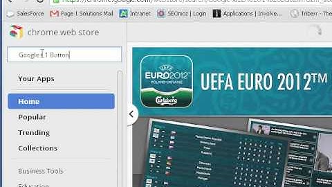 Adding Google Plus 1 Button - Google Chrome Browser
