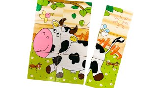 Learn How To Solve Cow and Deer Puzzle Games For Kids screenshot 5