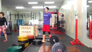 [20150210] CrossFit Miracle Training 쿨대디 우종대왕 -Power Snatch 75rep(55)