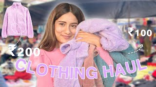 Sarojini nagar in Dehradun 😱 | Clothing Haul | Mansi Kukreja