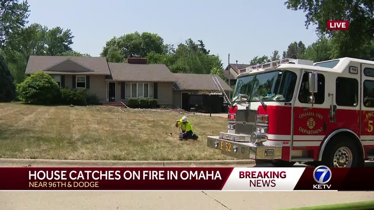 Firefighters battle house fire in Omaha on Tuesday morning YouTube