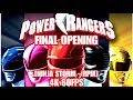 Every Power Rangers Final Opening Disney Seasons Era Ninja Storm RPM 4K 60FPS 