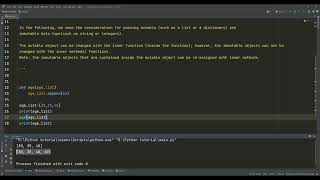 Celebrity 68- Functions in Python VII [Parameters Passing by Object] Net Worth