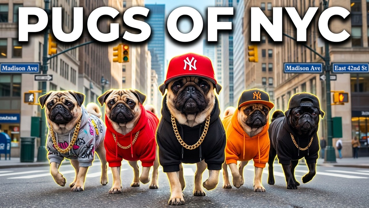 Pugs of New York - YouTube