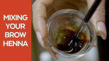 Mixing Your Brow Henna Correctly
