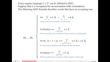 Logic in Computer Science with a Strong Bias Towards Automata 2