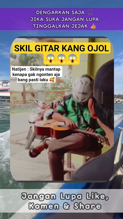 VIRAL NIH KANG OJOL 😱😱 #viral #gitar #fingerstyle #unik #ojol #trending #fyp #fypシ゚viral