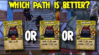 Wizard101: NINJA PIGS - WHICH PATH IS BETTER