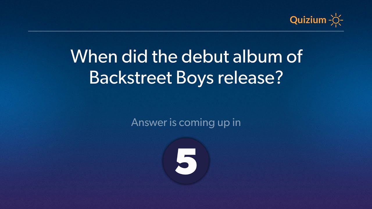 When did the debut album of Backstreet Boys release? Backstreet Boys