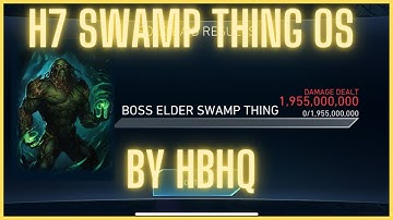H7 Boss Swamp thing one shot No raven No BWTD No Beta Harley HBHQ solo raid KOM heroic 7 Injustice2