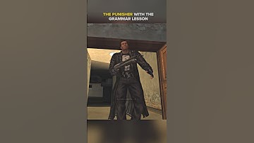 The Punisher Gives a Grammar Lesson | Punisher Game (2005)