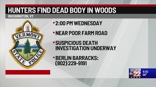 Vermont State Police investigating suspicious death in Washington