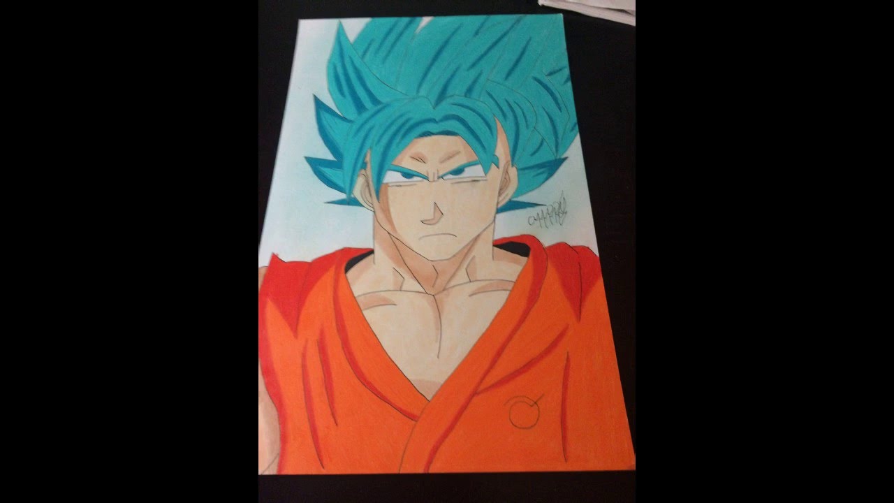Como Dibujar  a Goku SSJDSSJ/How to Draw Goku SSJGSSJ.(Dragon Ball Z