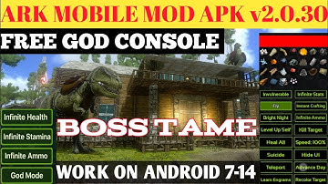ARK MOBILE MOD MENU | HOW TO DOWNLOAD ARK MOBILE MOD APK | FREE GOD CONSOLE | NO LAG #arkmod #ark