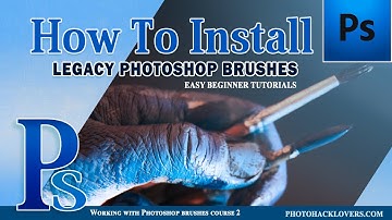 🔴[ How to Load Legacy Brushes in Photoshop ] Photoshop CC Beginner Tutorials