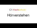 تعليم اللغة الألمانية - Hörverstehen C1 Hochschule/ تمارين سماعي الجزء الثاني