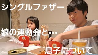 【娘の運動会】週末の運動会の出来事と息子について…色々あった反省する事。父子家庭の休日の1日。父と子供2人と保護猫、シングルファザーの暮らし