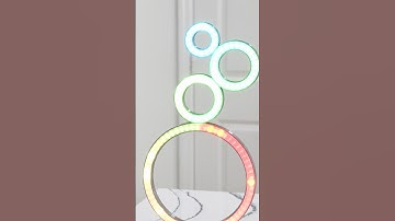 Gravity defying NeoPixel Ring Lamp!  learn.adafruit.com/neopixel-ring-lamp #Adafruit #3DPrinting