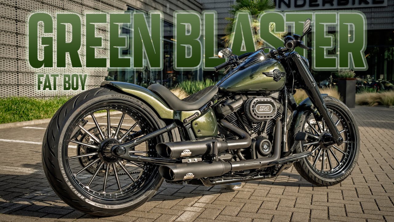 Thunderbike Green Blaster • Harley-Davidson Fat Boy Custombike
