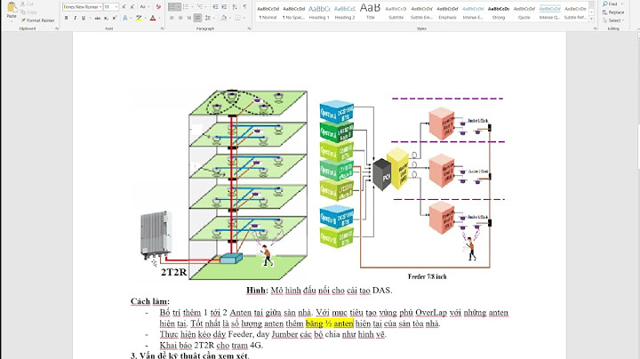 Hướng dẫn thiết kế hệ thống kích sóng tòa nhà