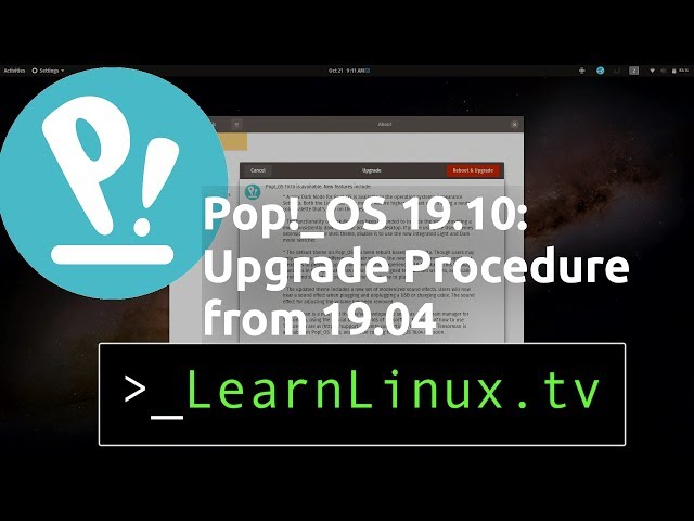 Pop!_OS 19.10 - How to Upgrade from 19.04 - YouTube
