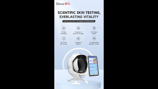 How to operate A5 skin analyzer