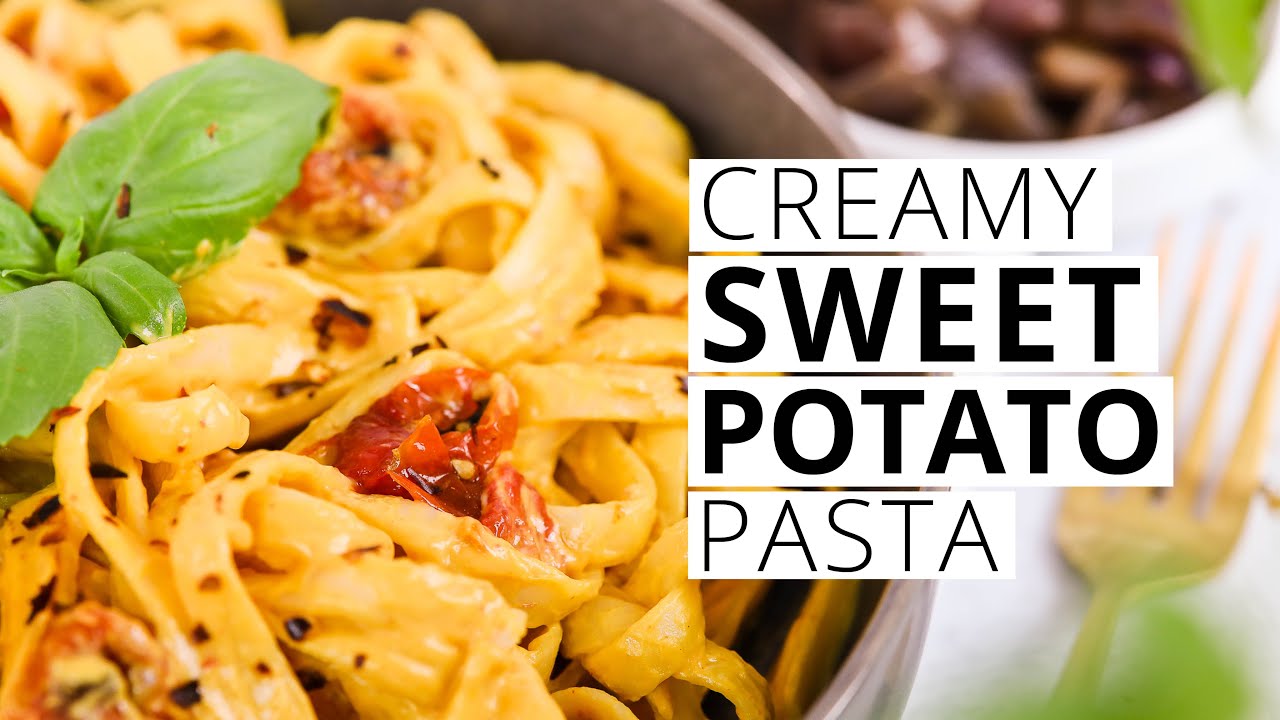 Сливочная паста из батата | Простое, веганское и без масла