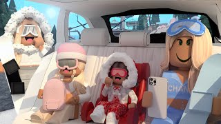 Family Vacation TO A SKI RESORT! *CHAOS...EVIES INJURED? HUGE FIGHT* VOICE! Roblox Bloxburg Roleplay