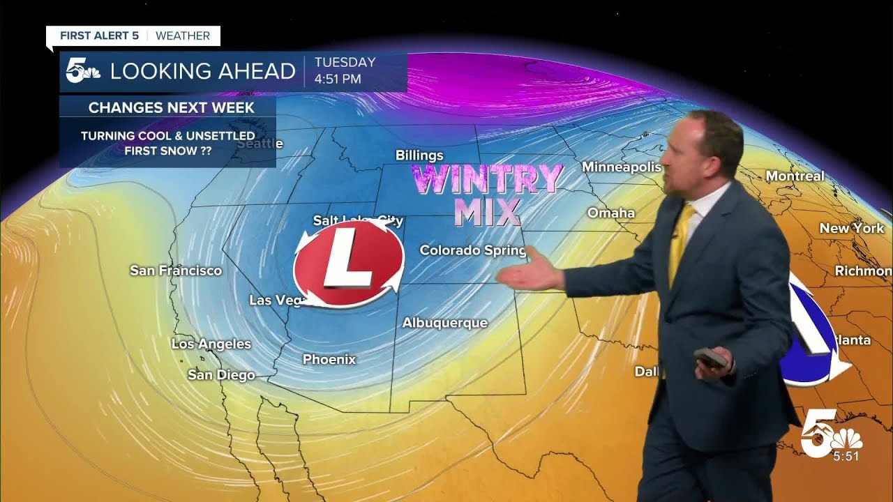 Fall-like changes Friday ahead of a weekend warm-up - YouTube