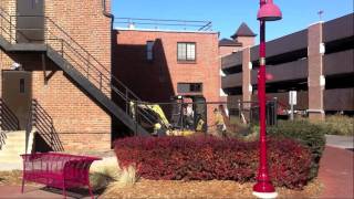 Construction on Old Fraternity Row