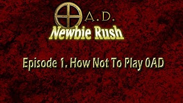 0AD Newbie Rush Episode 1. How Not To Play 0AD!