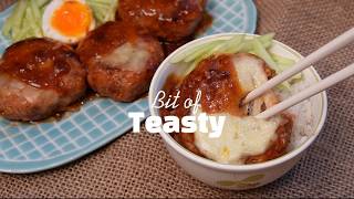 Japanese Hamburg Steak 🍱🌿 | Bit of Teasty