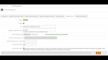 Integrating BMC Discovery with One Identity Safeguard for Privileged Passwords