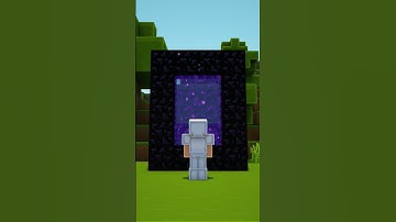 Minecraft nether portal #shorts #minecraft