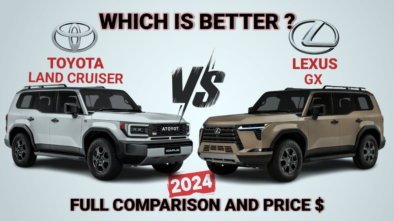 2024 Toyota Land Cruiser vs 2024 Lexus GX What's the difference