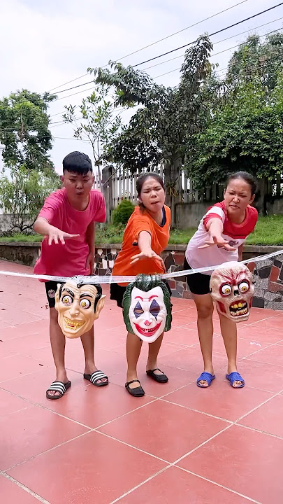 Thử thách với mặt lạ theo nhạc sẽ ra sao? 😨👹🤡🤪