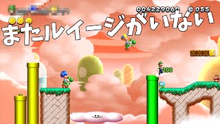 【友情が崩壊するルイージU#31】またルイージがいないんだけどｗ【スーパールイージU】生声実況