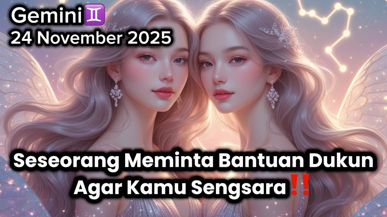 Gemini♊️ Seseorang Meminta Bantuan Dukun Agar Kamu Sengsara‼️ November 2025 - Planet Zodiak 