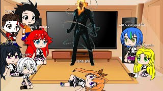 goku kratos y high school dxd reaccionan a ghost rider